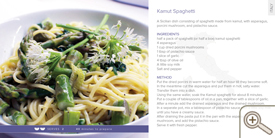 Spread from the Low Carbon and Delicious Cookbook