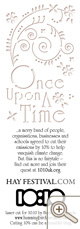 10:10 Laser cut bookmark for the Hay Festival