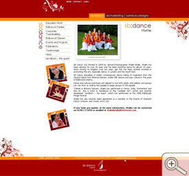 SB Dance Website